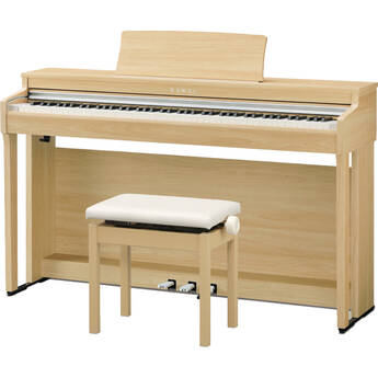 Kawai CN201 Digital Piano with Matching Bench (Light Oak)