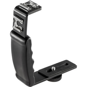 Vello Dual Cold Shoe Bracket with Grip