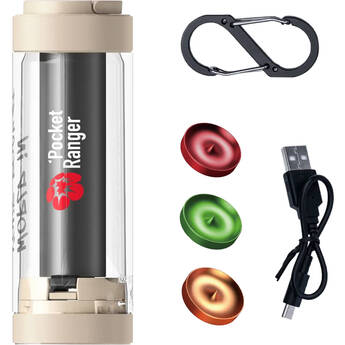 VSGO Pocket Ranger Rechargeable Flashlight/Lantern (Sand Gold)
