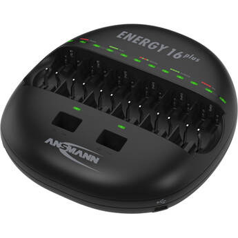 Ansmann Energy 16 Plus NiMH/NiCd 12-Bay Battery Charger