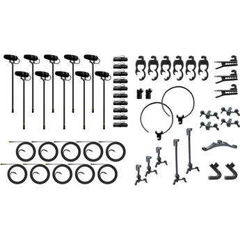 DPA Microphones 4099 CORE+ Rock Touring Kit with 10 Microphones & Accessories (Extreme SPL, Cardboard Box)