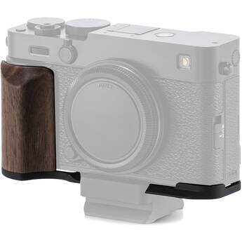 Tilta Mounting Baseplate with Wooden Grip for FUJIFILM X-E5 (Black)