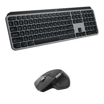 Logitech MX Keys S Wireless Keyboard for Mac & MX Master 4 Mouse