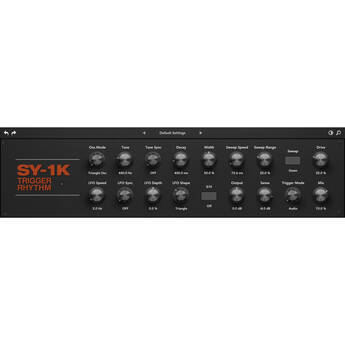 Rave Generation SY-1K Trigger Rhythm Drum Synthesizer Plug-In