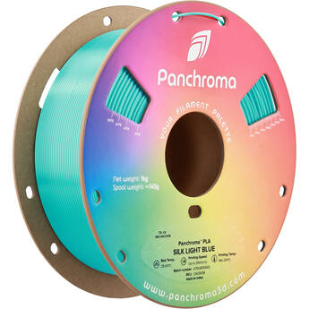 Polymaker Panchroma Silk PLA Filament (1kg, Silk Light Blue)