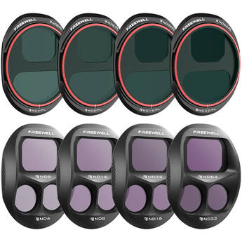 Freewell All-Day ND/PL Filter Set for DJI Mavic 4 Pro (8-Pack)