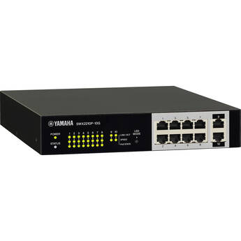 Yamaha SWX2210P-10G Smart L2 Switch for Dante and PoE+ Systems