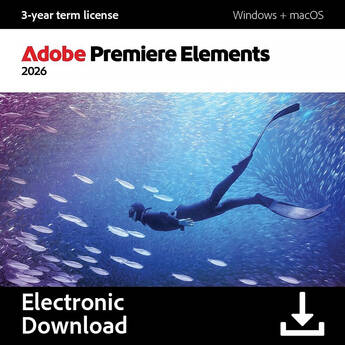 Adobe Premiere Elements 2026 (3-Year License, Download)