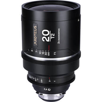 Venus Optics Laowa Proteus 2x Anamorphic 20mm T2 Lens (PL/EF, Feet, Silver Flare)