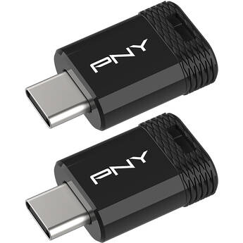 PNY 128GB Elite-X Fit USB-C 3.2 Gen 1 Flash Drive (2-Pack)