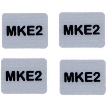 Viviana Lav Mic Patch for 8NP Bag and Sennheiser MKE2 (White, 4-Pack)
