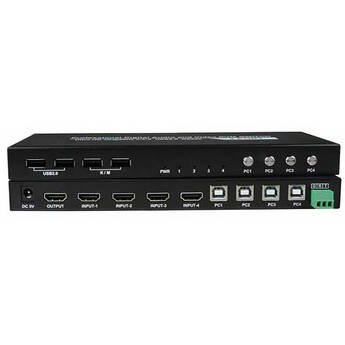 Network Technologies Low-Power UNIMUX 4K HDMI USB KVM Switch (8-Ports)