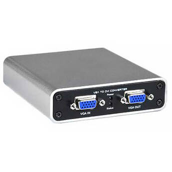 Network Technologies VGA to DVI Converter/Extender via Fiber Cable (1640')