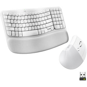 Logitech Wave Keys and Lift Combo (Off-White)