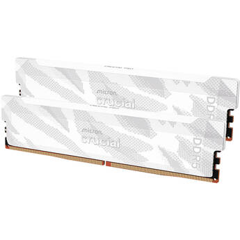 Crucial 32GB Pro DDR5 6400 MHz Memory Kit (White, 2 x 16GB)