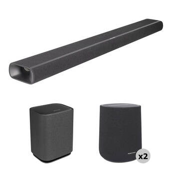 Harman Kardon Enchant 1100 315W Dolby Atmos Soundbar with Enchant Subwoofer & Dual Home Speaker Kit