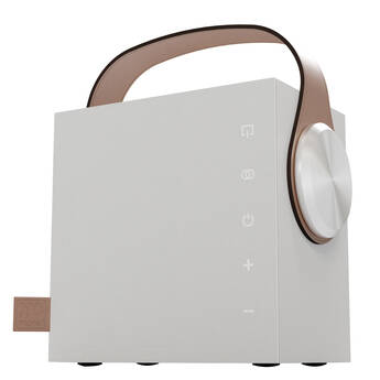 Morel Biggie Portable Bluetooth Speaker (Minimal White)