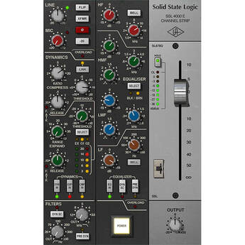 Universal Audio SSL 4000 E Channel Strip Audio Plug-In
