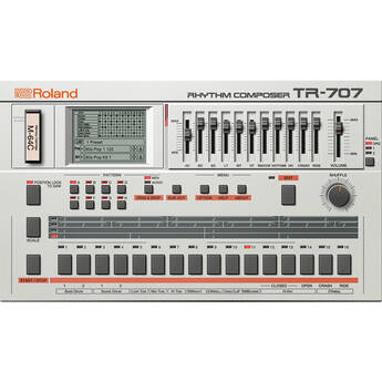 Roland TR-707 Lifetime Key Software Rhythm Composer Plug-In