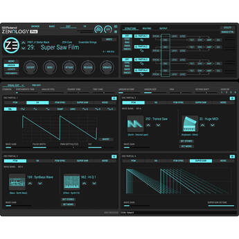 Roland ZENOLOGY Pro Lifetime Key Advanced Software Synthesizer Plug-In