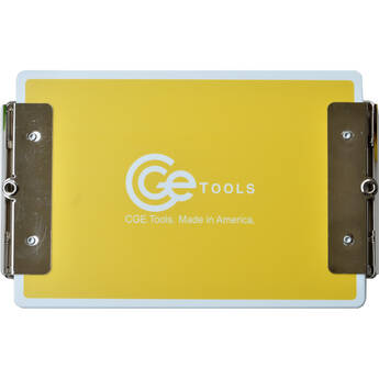 CGE Tools Double Clip 9 x 6" Clipboard (Yellow)