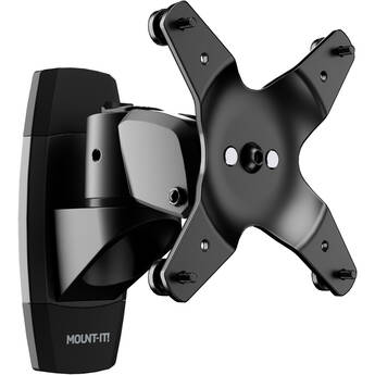 Mount-It! CLiX Series Single Monitor Wall Mount (Black)