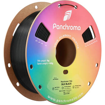 Polymaker Panchroma Silk PLA Filament (1kg, Silk Black)
