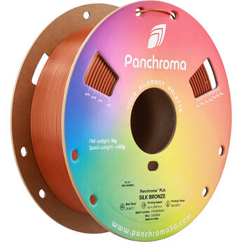 Polymaker Panchroma Silk PLA Filament (1kg, Silk Bronze)