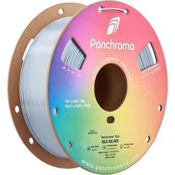 Polymaker Panchroma Silk PLA Filament (1kg, Silk Silver)
