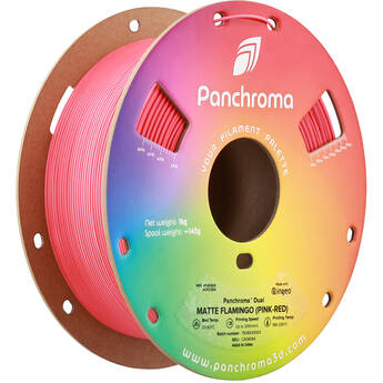 Polymaker Panchroma Dual Matte PLA Filament (1kg, Pink & Red)