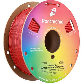 Polymaker Panchroma Dual Matte PLA Filament (1kg, Black & Red)