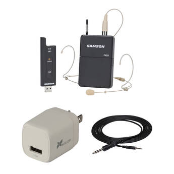 Samson XPD2 Headset USB Digital Wireless Microphone System Kit for Audio Mixer (2.4 GHz)