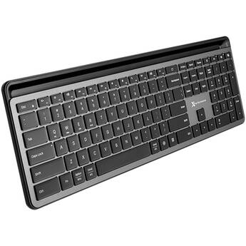 X9 Performance Full-Size Rechargeable Backlit Bluetooth Keyboard (Gray)