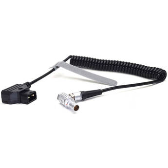 DigitalFoto Solution Limited Right-Angle D-Tap to 2-Pin Power Cable for Teradek, Vaxis, Hollyland & SWIT Wireless Transmitter