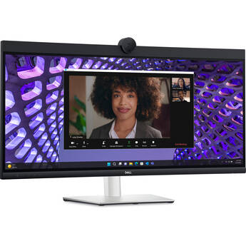 Dell P3424WEB 34" 1440p Ultrawide Curved Video Conferencing Monitor