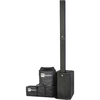 HK AUDIO Polar 12 MK2 2000W Powered Column PA with 12" Sub (Black)
