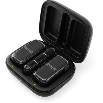 RODE Wireless Micro 2-Person Ultracompact Wireless Microphone System with Lightning Connector (2.4 GHz, Black)