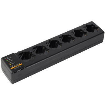 Motorola PMLN8569 Six-Pocket Multi-Unit Charger (Black)