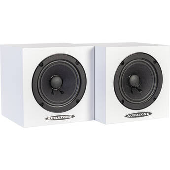 Auratone 5C Active Super Sound Cube Studio Monitors (Pair, White Finish)