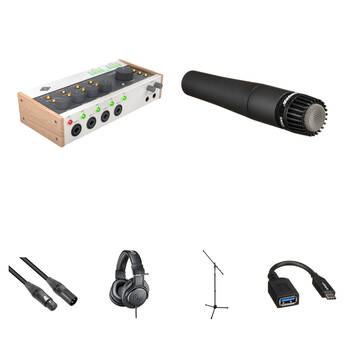 Universal Audio Volt 476P Portable 4x4 USB Audio/MIDI Interface with Guitar Recording Kit