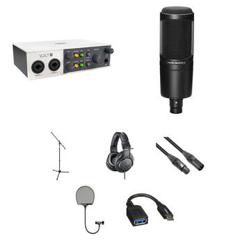 Universal Audio Volt 2 USB-C Audio/MIDI Interface with Songwriting Kit
