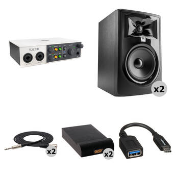 Universal Audio Volt 2 USB-C Audio/MIDI Interface with Mixing Kit