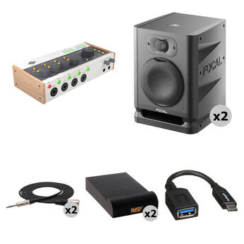Universal Audio Volt 476P Portable 4x4 USB Audio/MIDI Interface with Mixing Kit