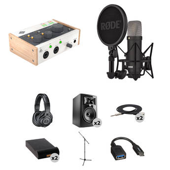 Universal Audio Volt 276 Portable 2x2 USB-C Audio/MIDI Interface with Home Studio Kit