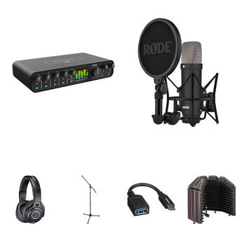 MOTU M6 USB-C Audio/MIDI Interface with Voiceover Kit