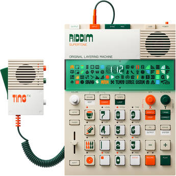 teenage engineering EP-40 RIDDIM Sampler Composer + EP-2350 TING Handheld Microphone Launch Kit