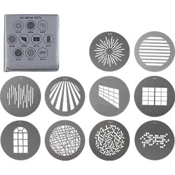 Nanlite M-Size Gobos for Projection Attachment (Set 1)