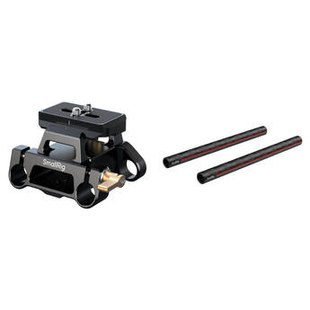 SmallRig Arca-Type Baseplate Kit with 15mm LWS Rod Bracket + 15mm Rod Pair (8")