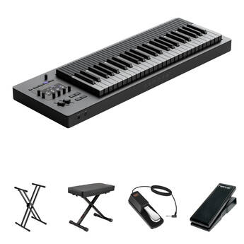 EXPRESSIVE E Osmose 49-Key Synthesizer and MPE Controller Kit with Stand, Bench, and Pedals