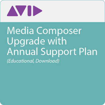 Avid Media Composer Upgrade with Annual Support Plan (Educational, Download)